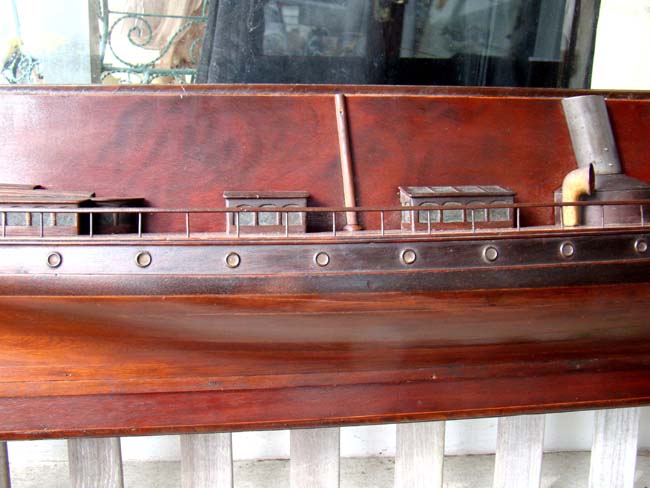 Possibly the best late 19th century American half hull model of a steam yacht on the market today! — image 5